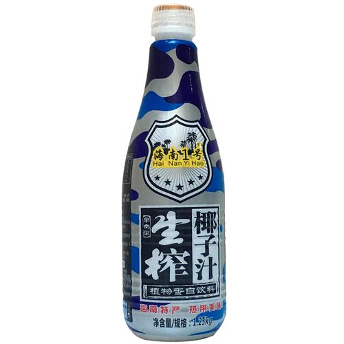 海南1号生榨椰子汁植物蛋白饮料1.25kg/瓶椰汁自然元气