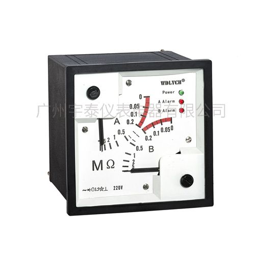 船用照明指针f96d-bm双路绝缘表双电阻监测w仪动力报警表