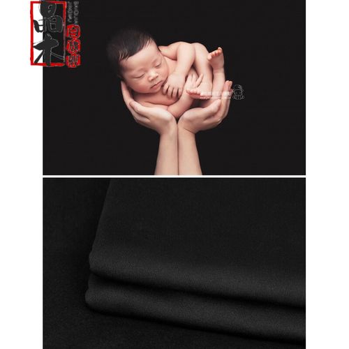 新款宝宝拍照背景布 新生的儿摄影道具宝宝婴儿拍照满月照黑白色背景