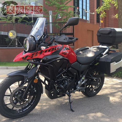 适用适配豪爵铃木dl250保险杠摩托车改装件竞技防摔棒全包围上下