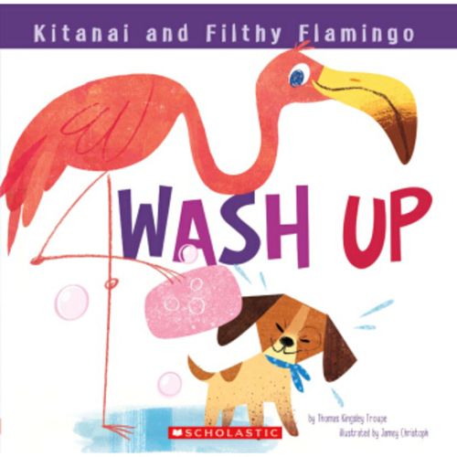 英文原版 kitanai"s healthy habits: wash up