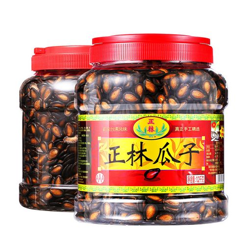 正林瓜子甘草味大片西瓜子3a桶装1200g黑瓜子零食炒货年货礼品 3a西瓜