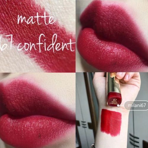 milani小金管显色滋润口红唇膏25豆沙67吃土姨妈色79红48 69送女友 67