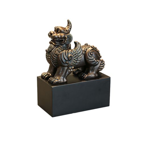 原创神兽獬豸摆件律所开业律师法务法官办公室摆件法律文创礼品 祥瑞