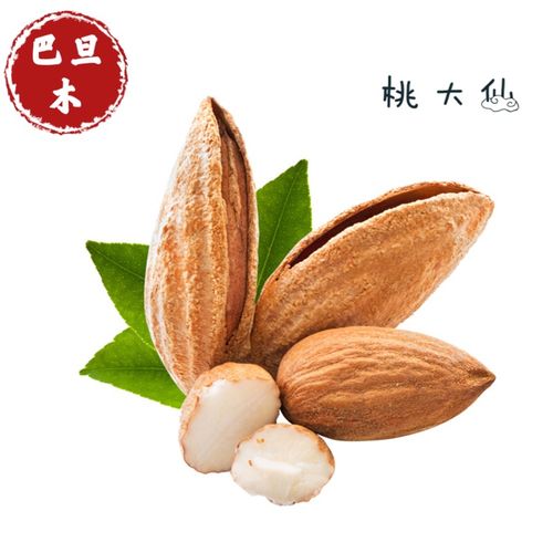 桃大仙巴旦木坚果杏仁炒货今年新货扁桃仁罐装小零食干果每日坚果