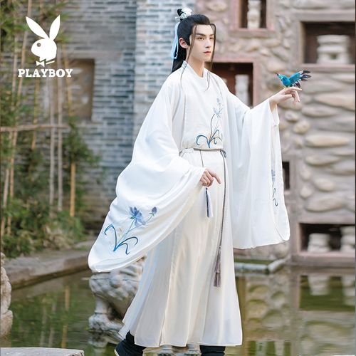 (piayboy)孤鲤中国风宋制汉服男古风圆领袍男士仙气古装唐朝男装春