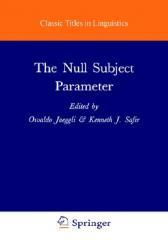 【预订】the null subject parameter