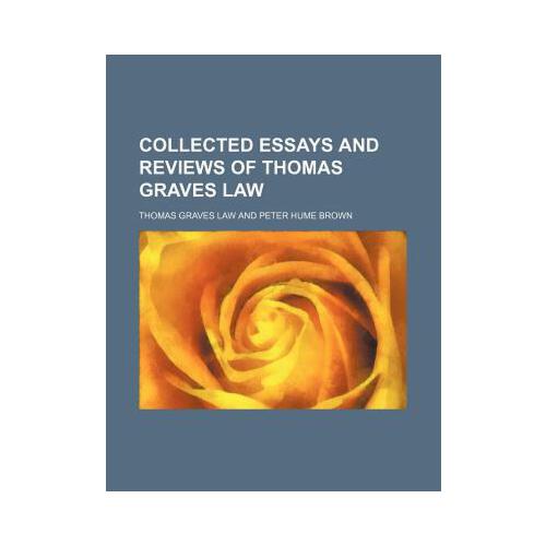 【预订】collected essays and reviews of thomas graves law
