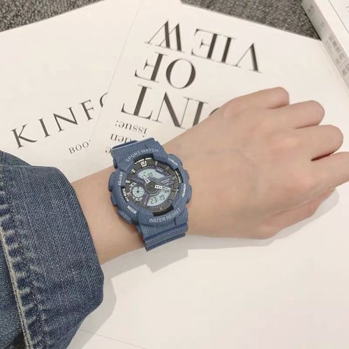 卡西欧(casio)baby-g同款独角兽青少年手表男女学生韩版双显计时闹钟