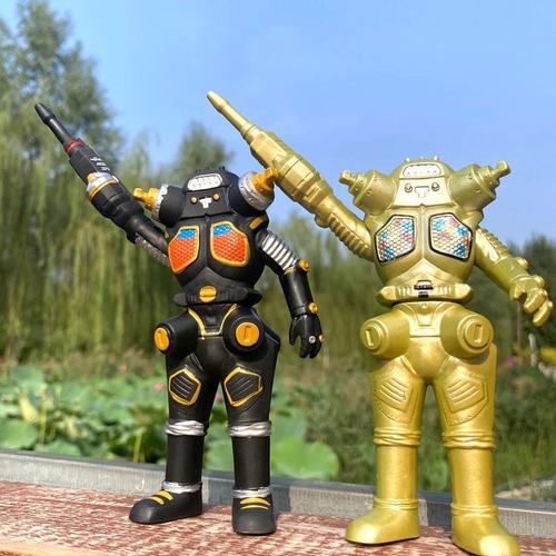 激光金古桥软胶怪兽人偶宇宙机器人奥特曼玩具黑暗金古桥战力王