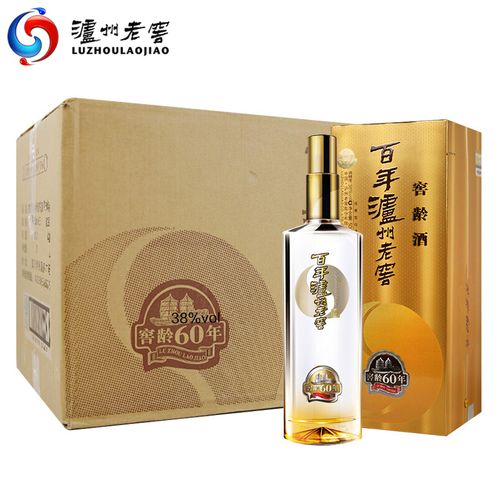 百年泸州老窖窖龄酒60年(2017版)38度浓香型500ml*6瓶整箱礼盒装高粱
