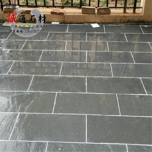 青石板地砖仿古青砖院子防滑天然文化石户外花园别墅石材庭院地砖
