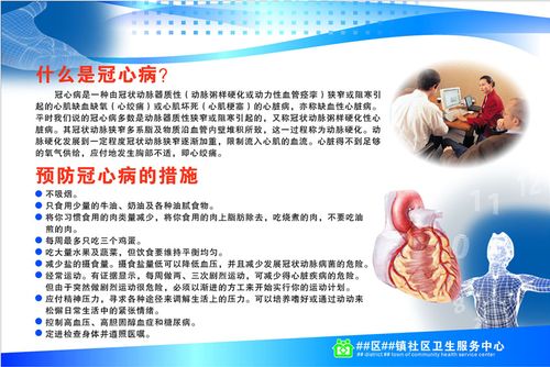 493海报印制65医院社区卫生服务中心冠心病简介及防措施定制