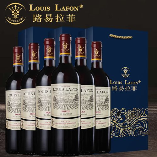 路易拉菲男爵夫人干红葡萄酒法国原瓶原装进口红酒整箱6支*750ml