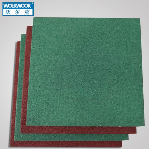 沃尔克 加厚室外塑胶地板幼儿园舞蹈地胶健身房橡胶地板广场地垫