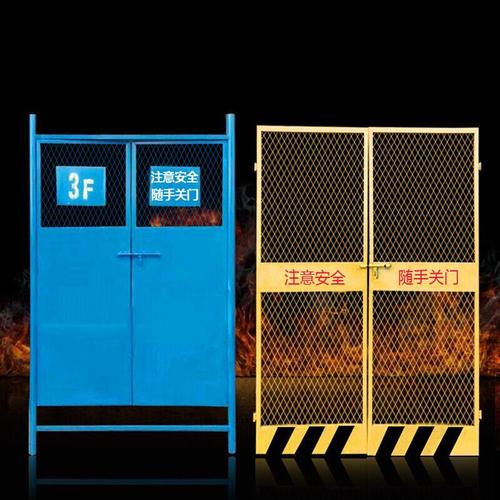 i施工电梯防护门工地人货梯安全门升降机洞井口电梯井防护门安全