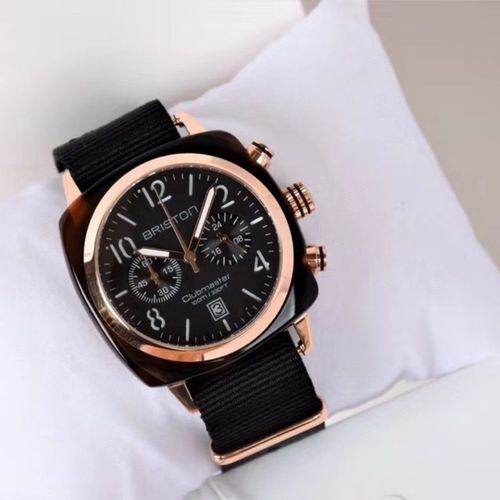新锐潮牌briston布里斯顿进口石英表时尚轻奢琥珀纹路手表