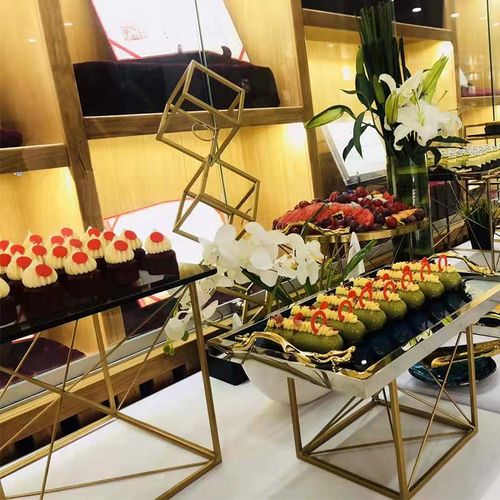 简约冷餐会展示架套装 甜点甜品台布置摆台摆件道具茶歇台