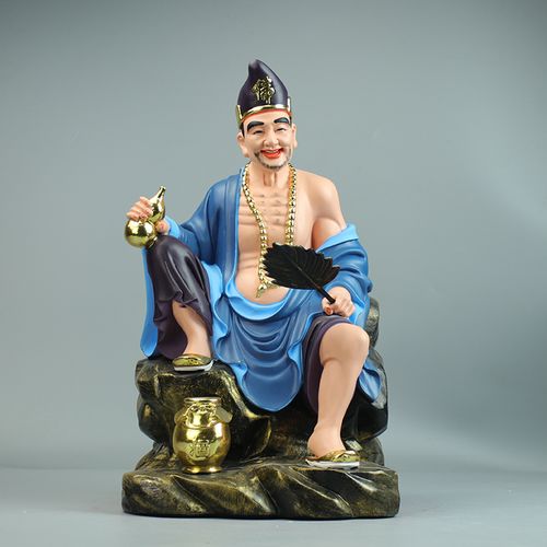 济公佛像寺庙镇宅道济济癫李修缘居家供奉用活佛济公佛教高僧神像