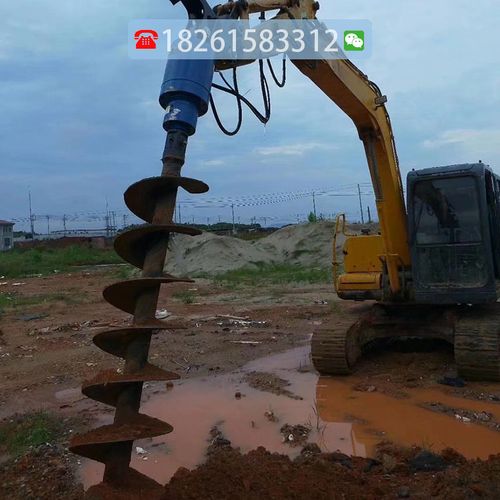 长螺旋钻机用动力头,螺旋钻杆,钻头配件-钻t机重庆百洲机械