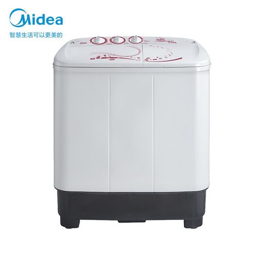 美的(midea)洗衣机半自动 8公斤双桶双缸 强力洗涤 双桶洗衣机 8公斤