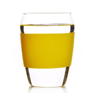 玻璃杯家用耐高温喝水杯子牛奶杯简约透明客厅茶杯防滑双11节