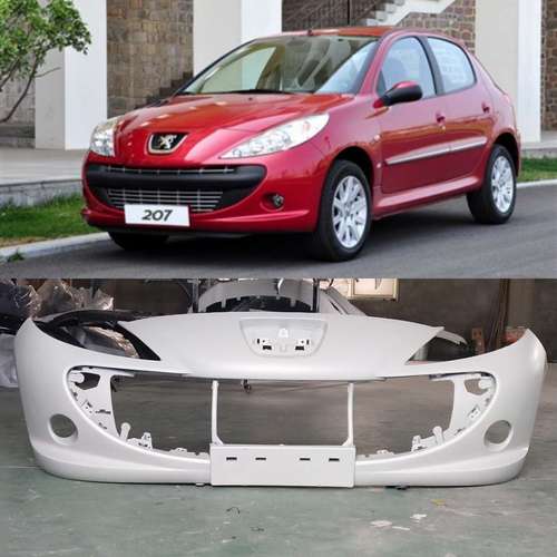 适用于东风标志标致207前后保险杠 前杠杠皮 前杠后杠 烤漆