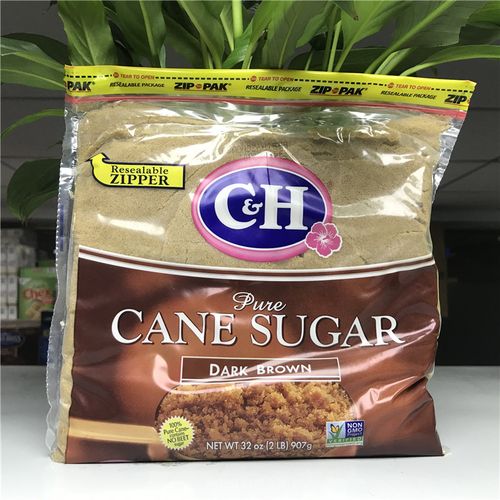 c&h puie cane sugar dark brown 黑棕糖 红糖粉 907g