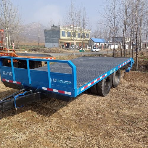 挖掘机拖车托盘挖掘机拖板车平板车挖机运输车拖斗拖箱拖拉机车斗
