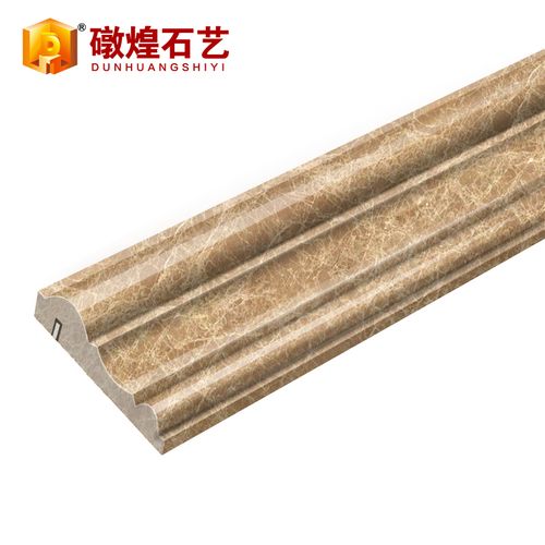 石煌石业  天然大理石线条浅啡网线条门窗门套边框定做电视背景墙玄关