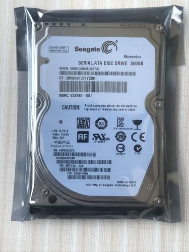 希捷 st9500423as 500g 笔记本硬盘7200转16m2.5寸机械硬盘 sata2