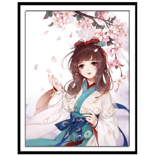 古风人物十字绣2021新款卧室浪漫女孩唯美刺绣小件