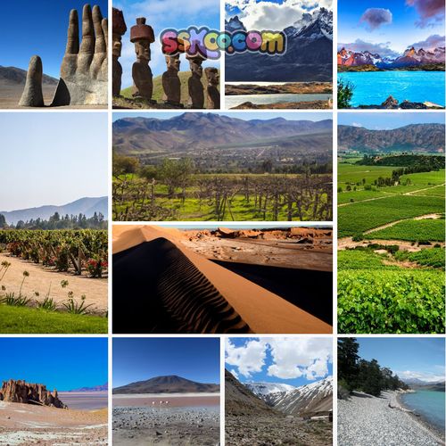 国外景点圣地亚哥复活节南美洲旅行风景高清jpg图片插图照片素材