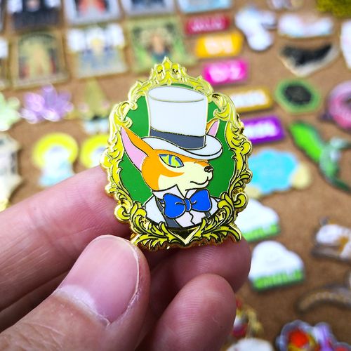 猫的报恩金属徽章可爱日系宫崎骏侧耳倾听猫男爵手办