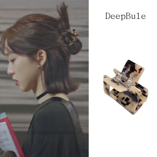顶楼周锡京同款抓发夹抓夹女后脑勺高马尾短发发抓鲨鱼夹夹子头饰