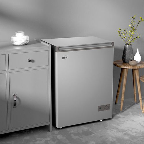 底霜高配版】海尔冰柜 一级能效家用小冷柜100升冷藏冷冻柜