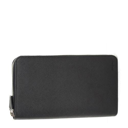 prada/普拉达 男士黑色压纹皮革钱包钱夹手拿包男包 2ml303-053-f0002