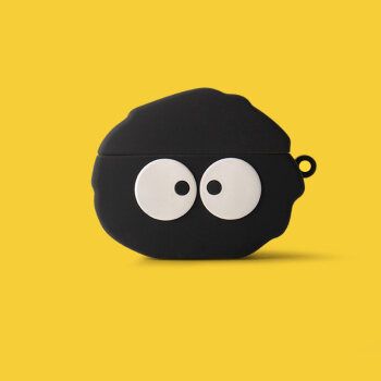 2保护壳可爱卡通荣耀x2耳机套硅 荣耀选earbuds x2【黑色煤球】 挂钩