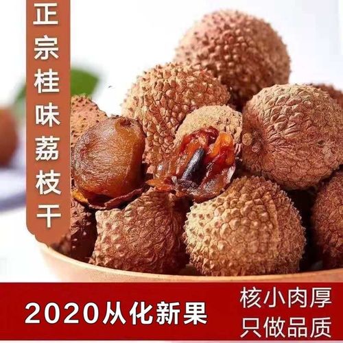 网红桂味荔枝干带壳新货核小肉厚广东从化特产500克包邮袋装现货