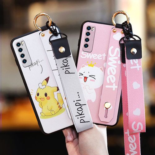 华为nova7手机壳nova7pro保护套软硅胶nove7se腕带5g版jef一an00磨砂