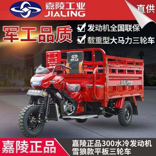 重庆嘉陵三轮150 175 250 300水冷发动机雪狼款重载原厂摩托车【6月29
