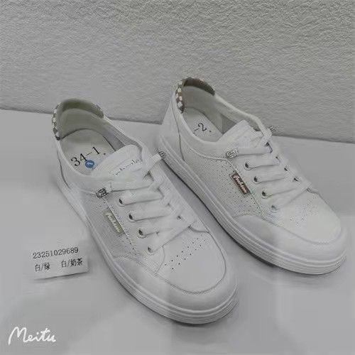 千佰莉女鞋2022春季新款休闲平底深口日常圆头单鞋23251029689