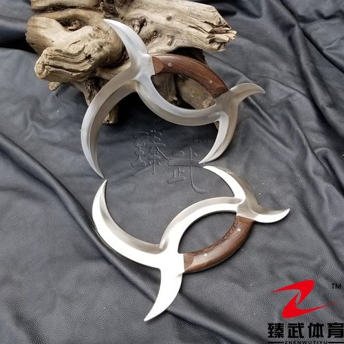 师傅款双钺子午鸳鸯钺八卦钺子午钺鸡爪钺表演训练冷兵器未开刃