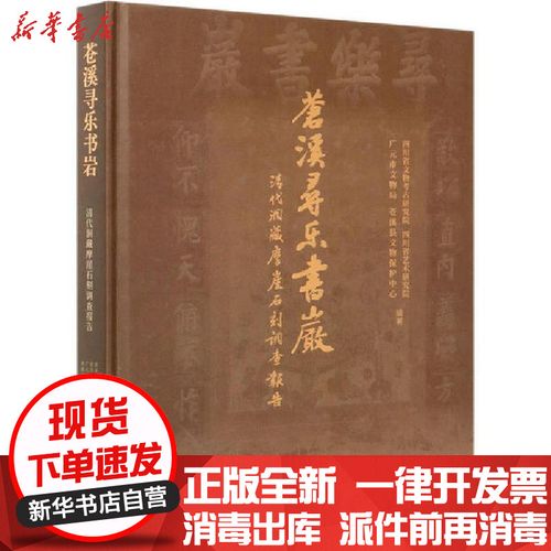 [新华书店]正版苍溪寻乐书岩 清代洞藏摩崖石刻调查报告四川省文物