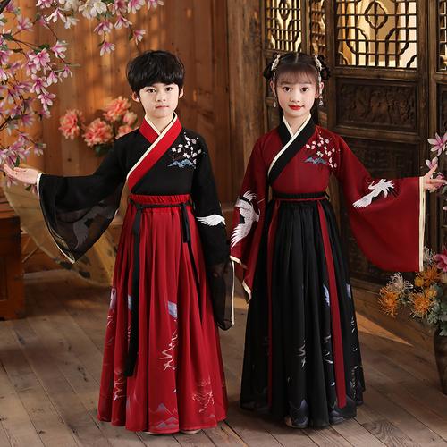 古装女汉服女正品原创超仙襦裙中国风唐装学生春秋款披风国学服装