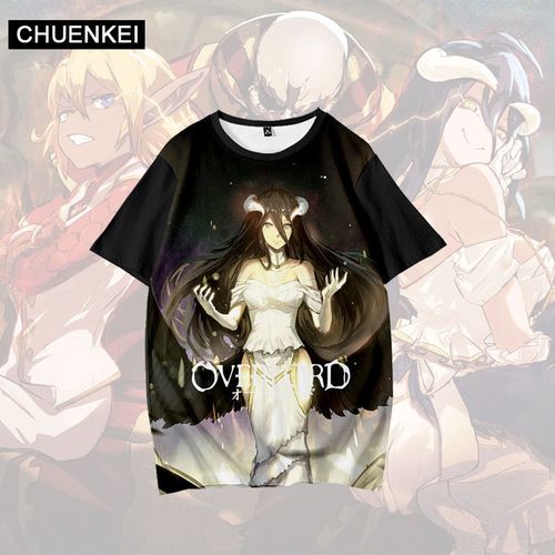 动漫不死者之王overlordt恤夏季安兹周边男学生短袖宽松周边衣服