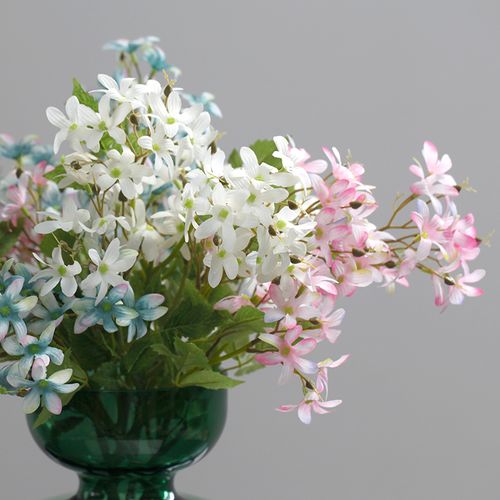 文艺自然仿真花路边花迎春花小碎花假花小清新花艺