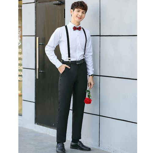 中学生合唱团演出服男生礼服青少年钢琴表演服诗歌演讲朗诵比赛服2020