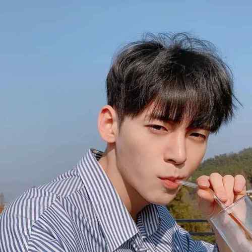 假发男短发韩版帅气男士斜刘海发型假发套自然日常男生网红全头套