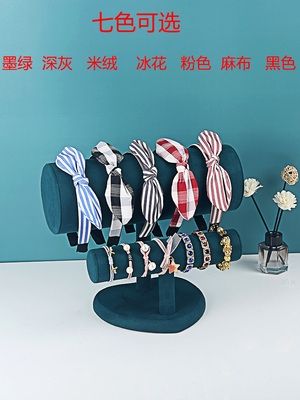 头箍架发箍展示架家用头绳头花发圈收纳架摆摊饰品手串手链陈列架